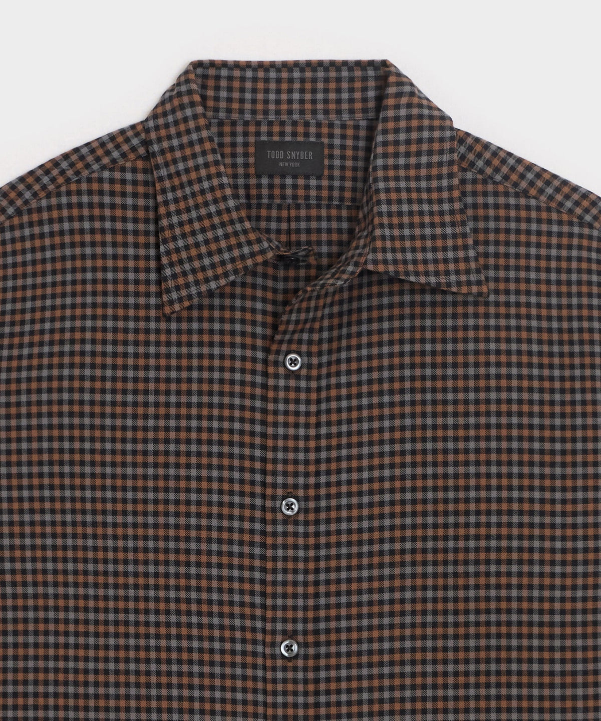Cotton-Cashmere Sport Shirt - Brown