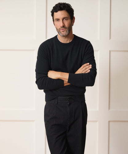 Cashmere Crewneck - Black
