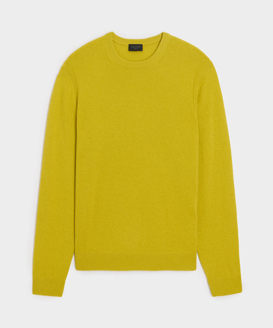 Cashmere Crewneck - Chartreuse