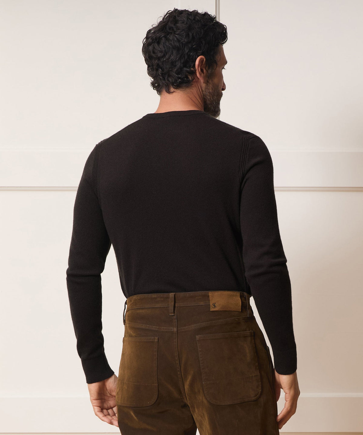 Cashmere Crewneck - Espresso Bean