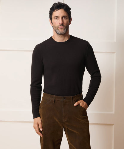 Cashmere Crewneck - Espresso Bean