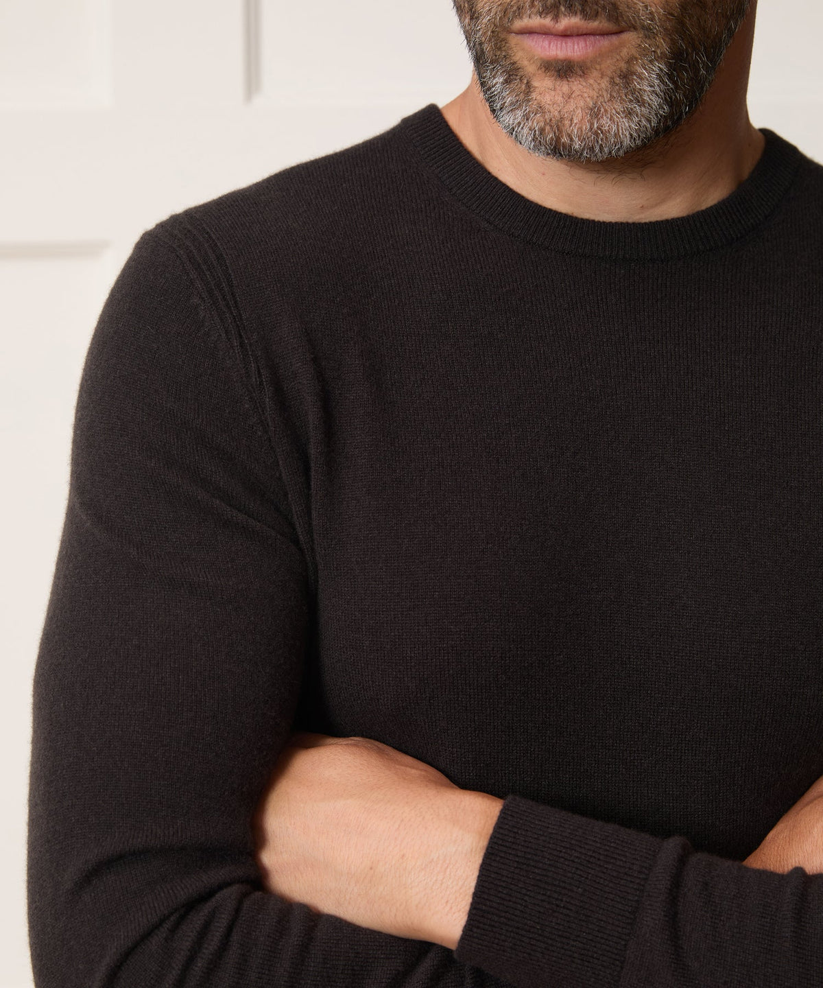 Cashmere Crewneck - Espresso Bean