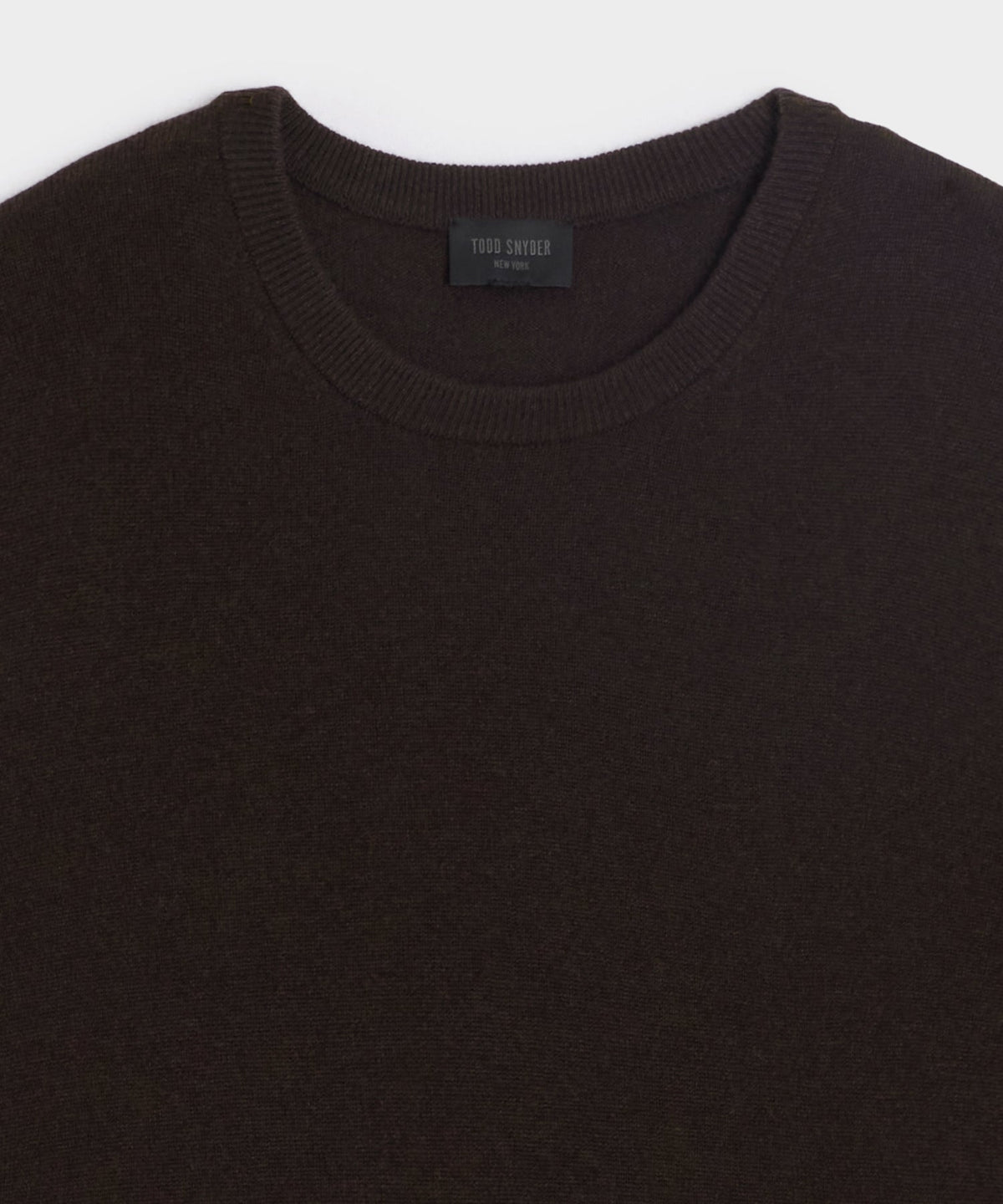 Cashmere Crewneck - Espresso Bean