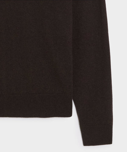 Cashmere Crewneck - Espresso Bean