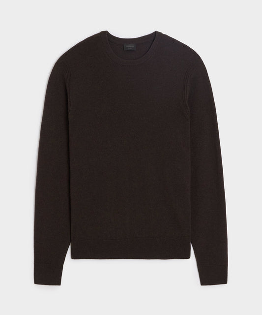 Cashmere Crewneck - Espresso Bean