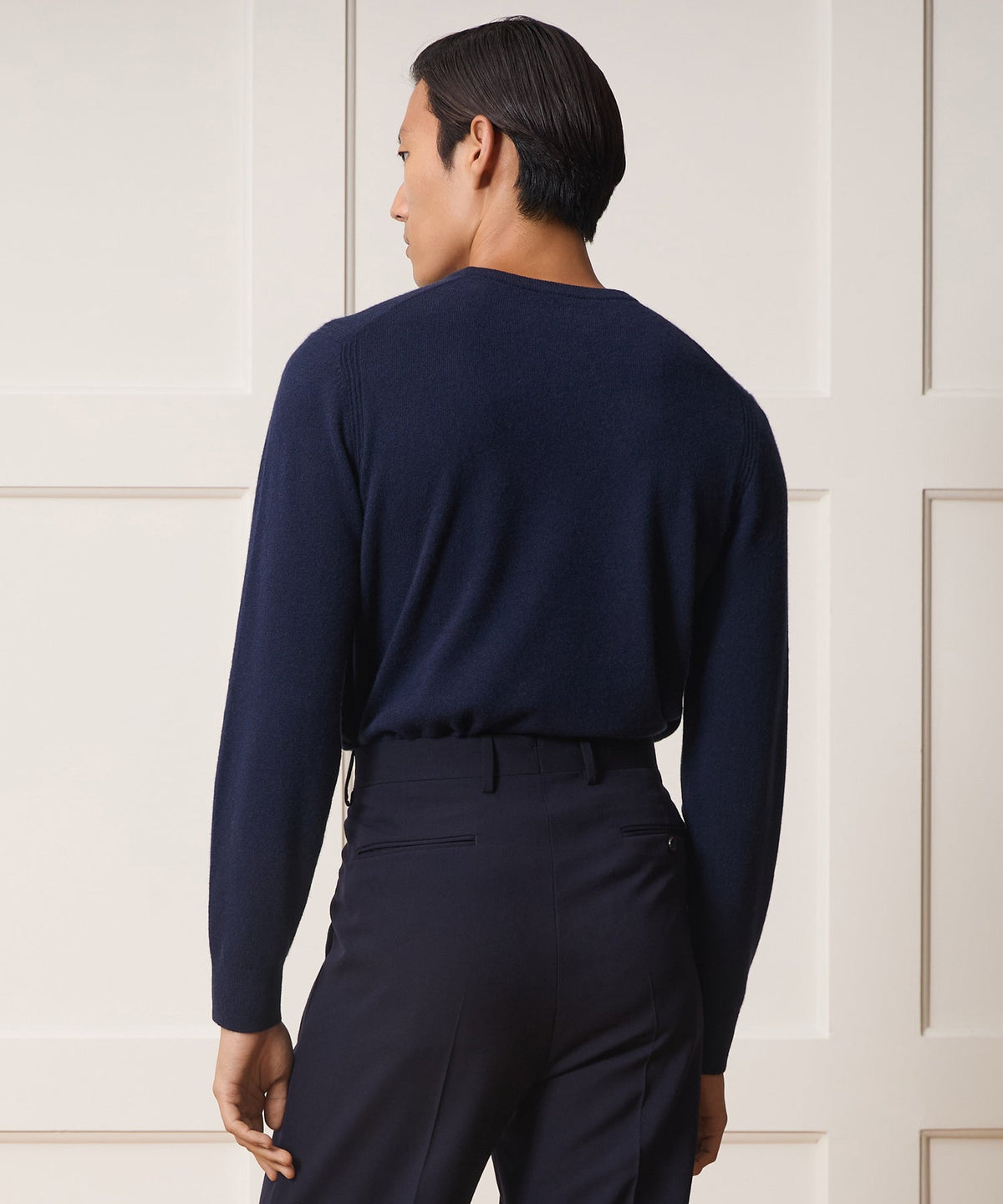 Cashmere Crewneck - Navy