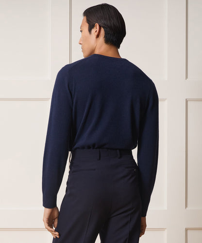 Cashmere Crewneck - Navy