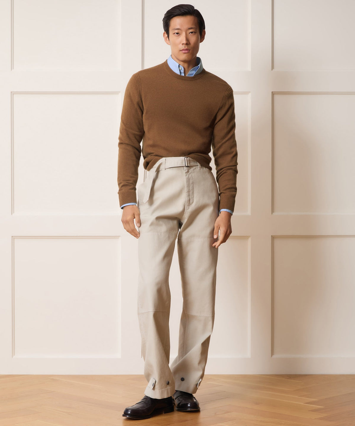 Cashmere Crewneck - Tobacco