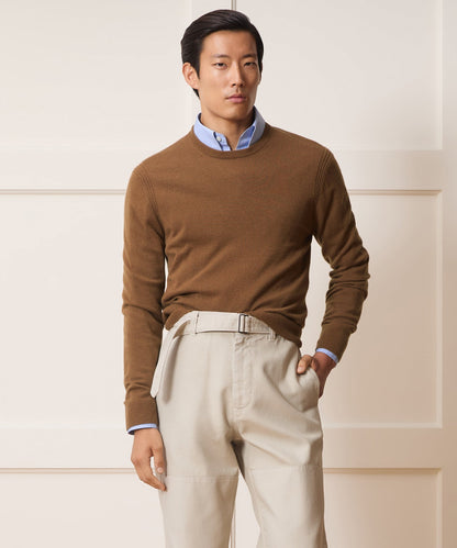 Cashmere Crewneck - Tobacco