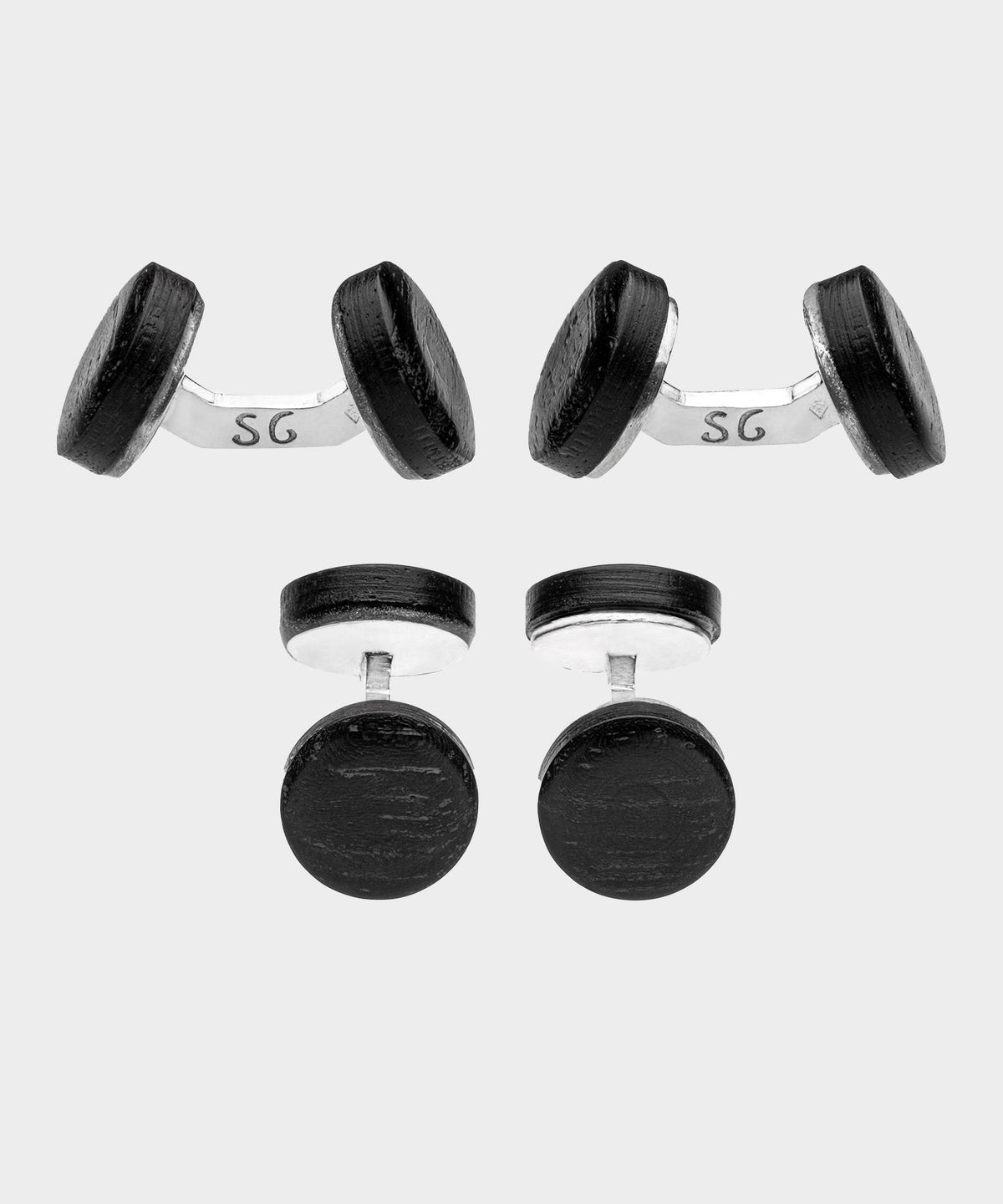 Samuel Gassmann Cufflinks - Black