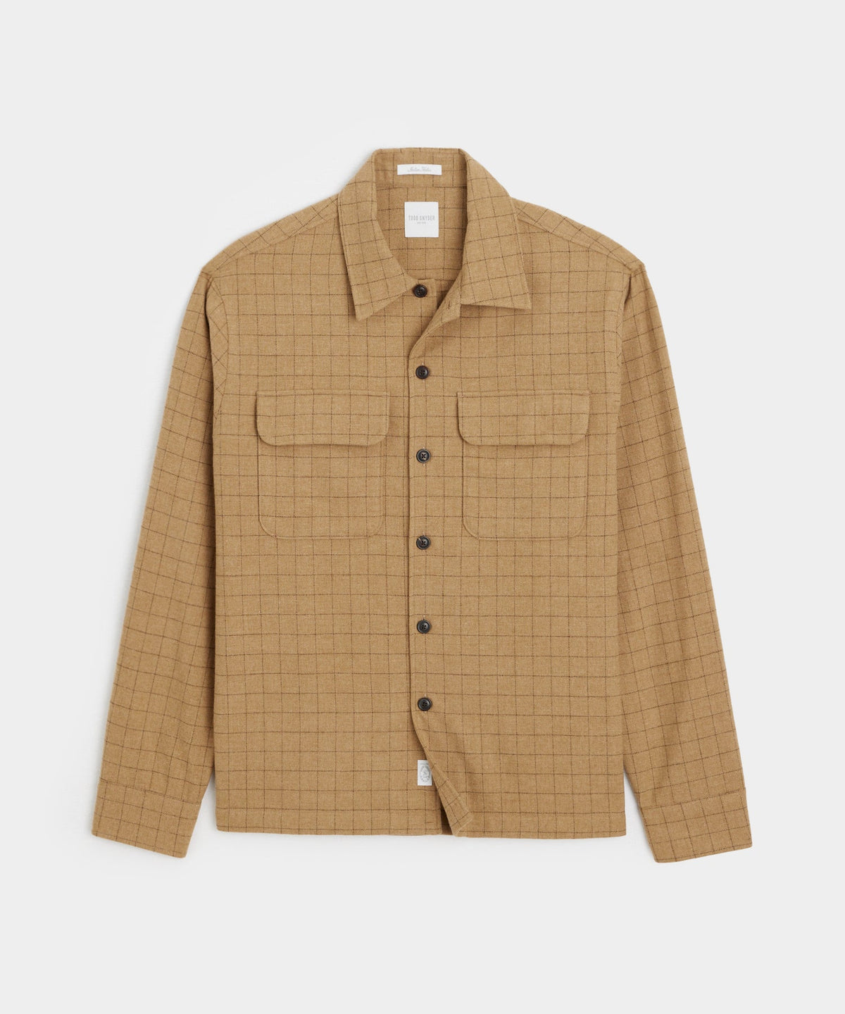 Italian Wool Field Shirt - Tan