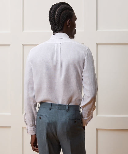 Sea Soft Irish Linen Shirt - White