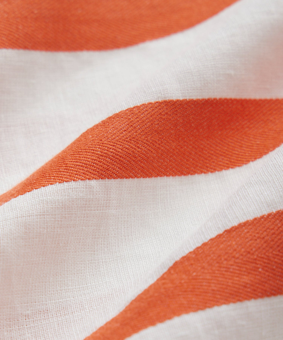 Striped Raglan Sleeve Shirt - Orange