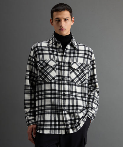 Todd Snyder X Woolrich Cashmere Shirt Jacket - Black