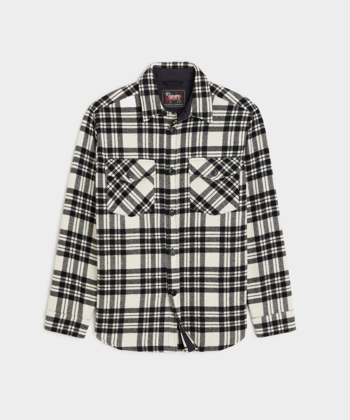 Todd Snyder X Woolrich Cashmere Shirt Jacket - Black