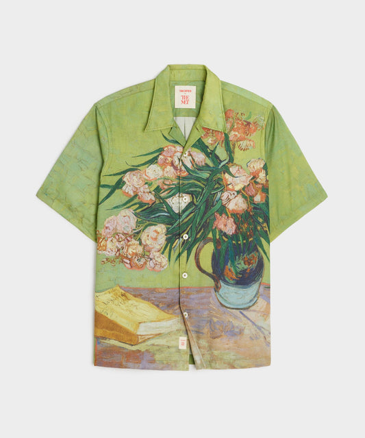 Todd Snyder x The Met Van Gogh Oleanders Cabana Shirt - Green