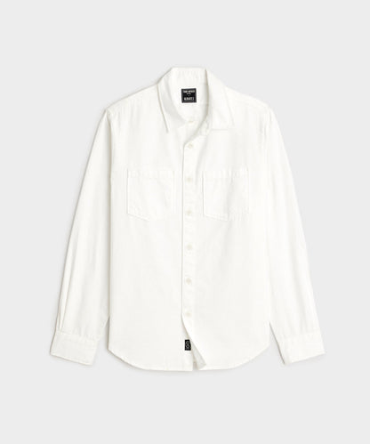 Classic Fit Denim Overshirt - Canvas
