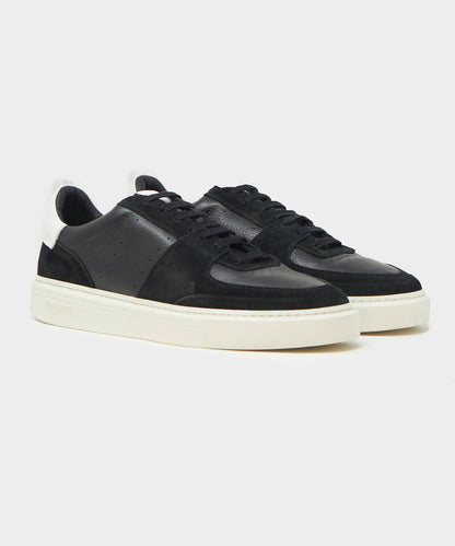 Tuscan Leather Court Shoe - Black