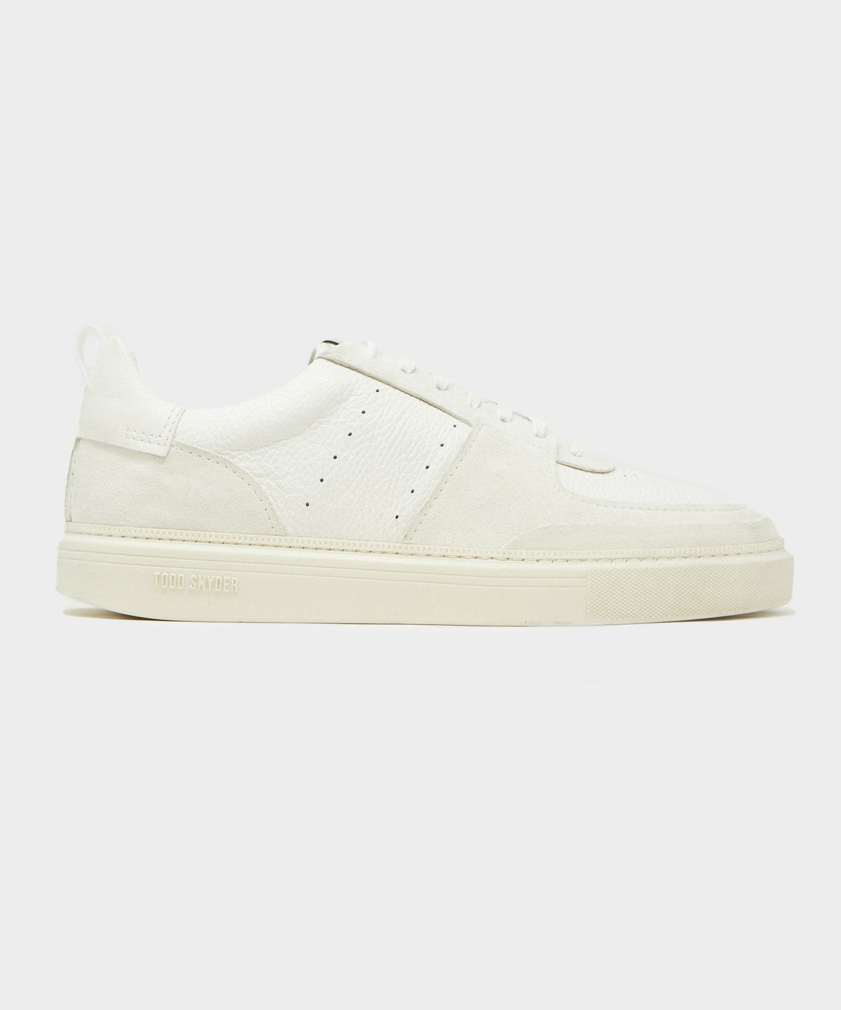 Tuscan Leather Court Shoe - White