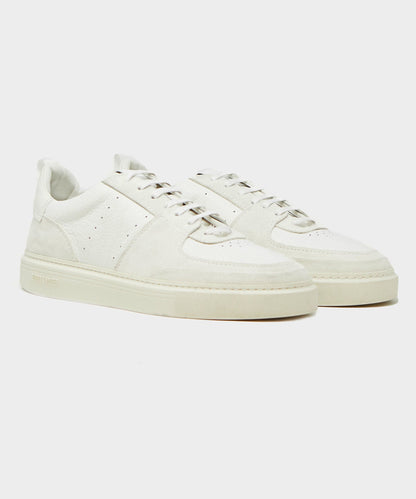 Tuscan Leather Court Shoe - White