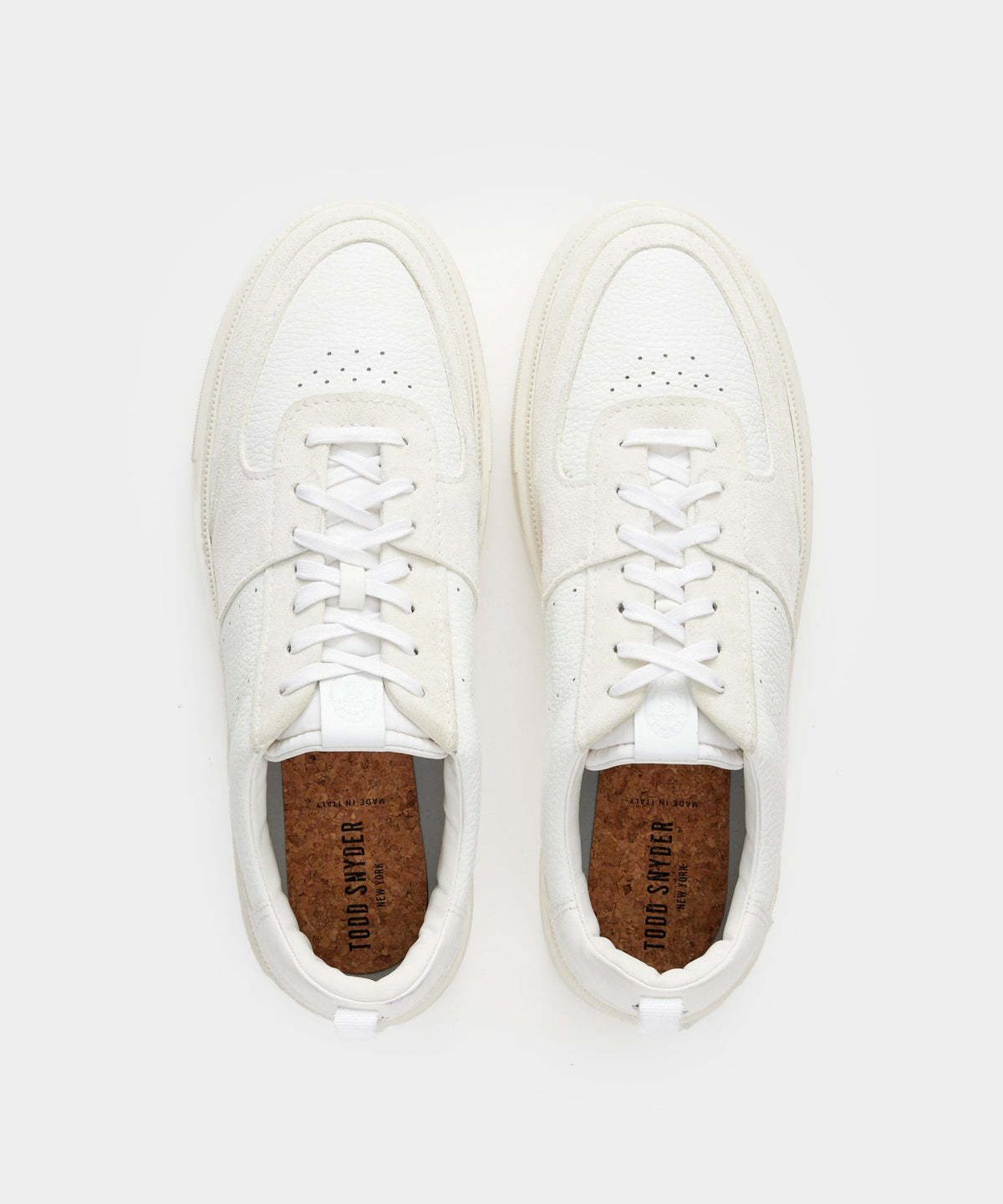 Tuscan Leather Court Shoe - White