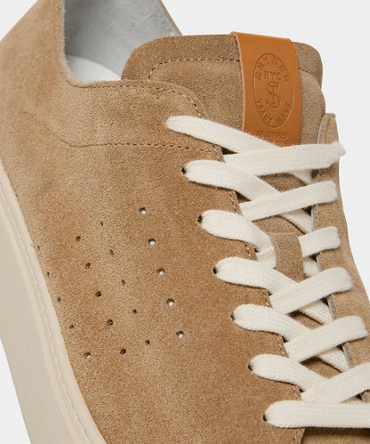 Porto Suede Court Sneaker - Sand