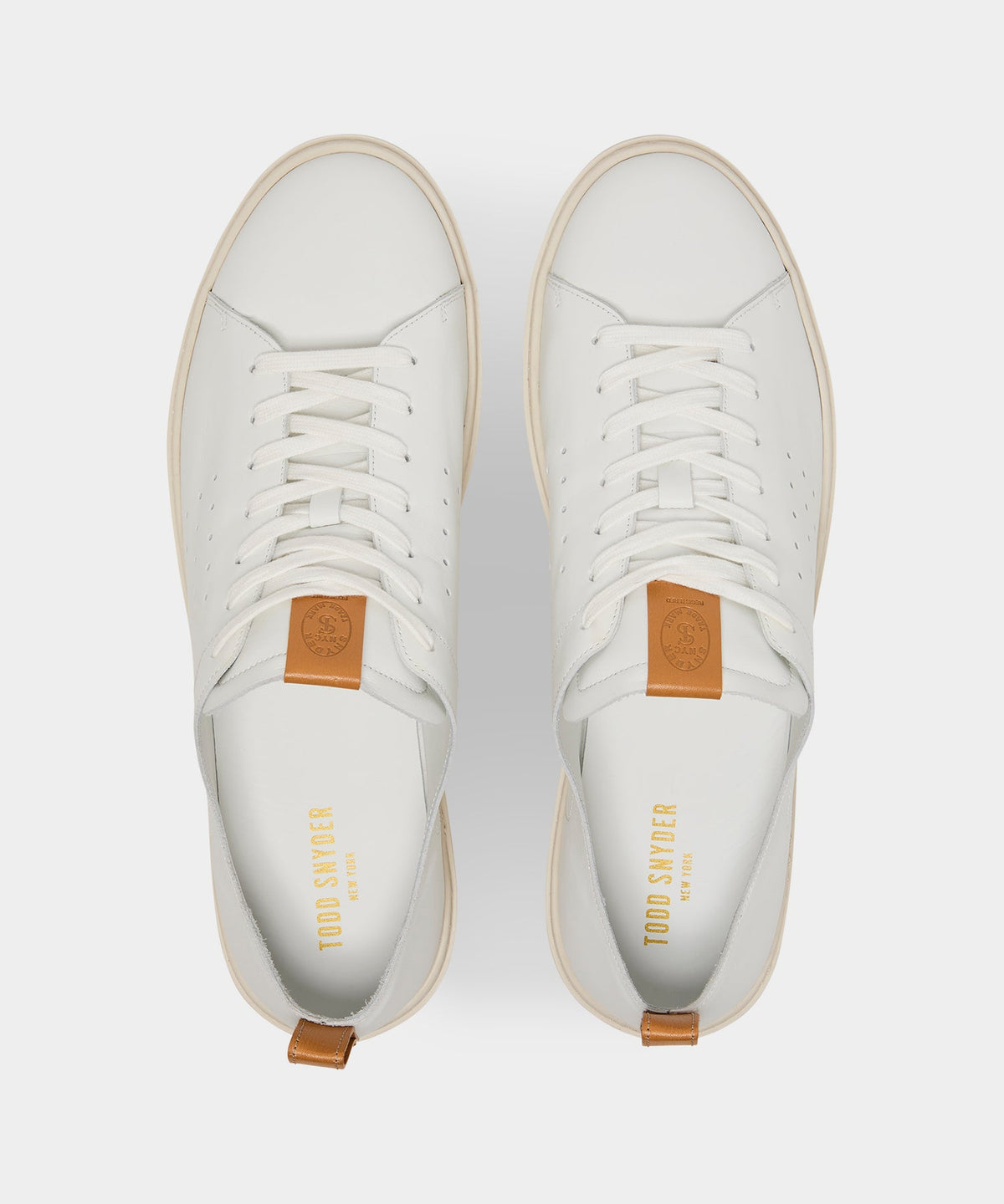 Porto Leather Court Sneaker - White