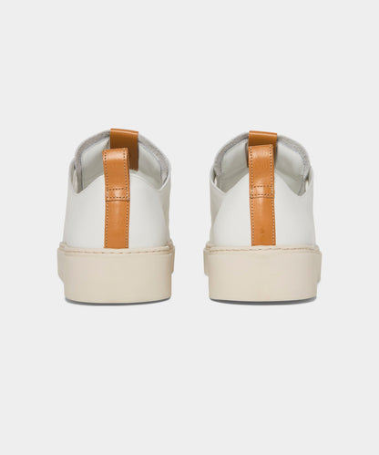 Porto Leather Court Sneaker - White
