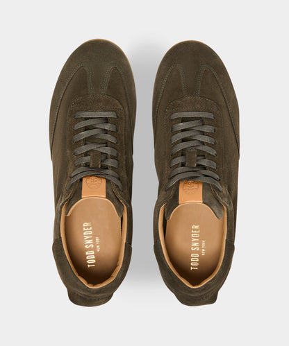 Porto Suede Sneaker - Mossy Brown