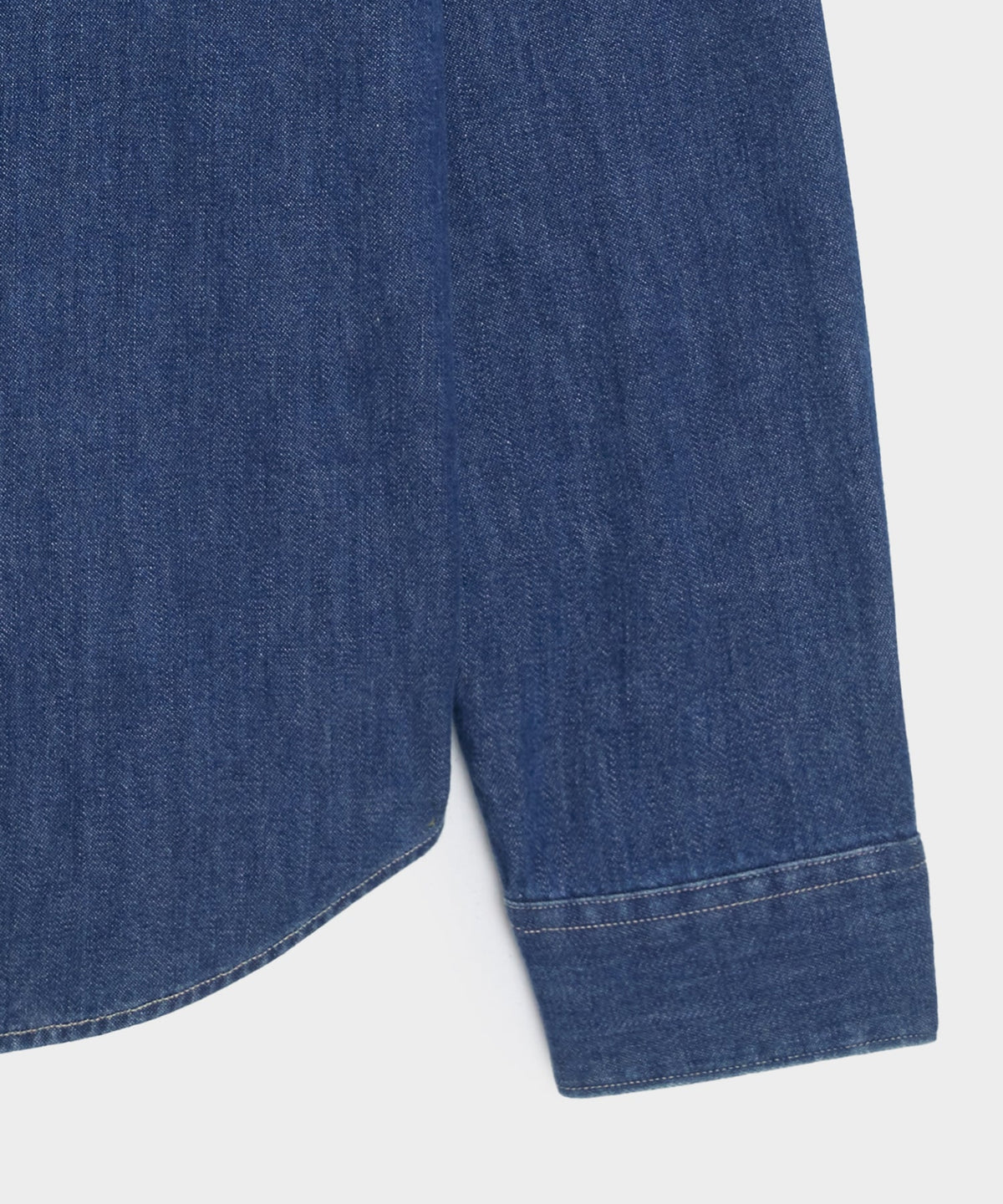 Denim Point Collar Shirt - Indigo