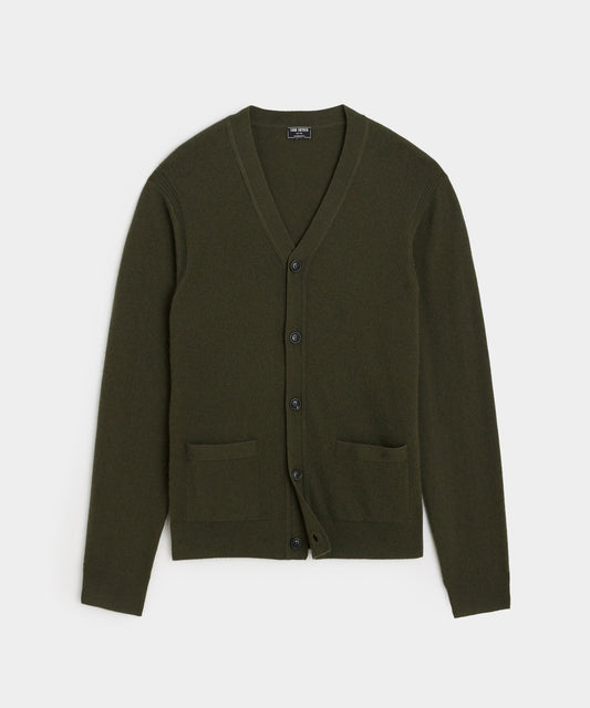 Cashmere Cardigan - Snyder Olive