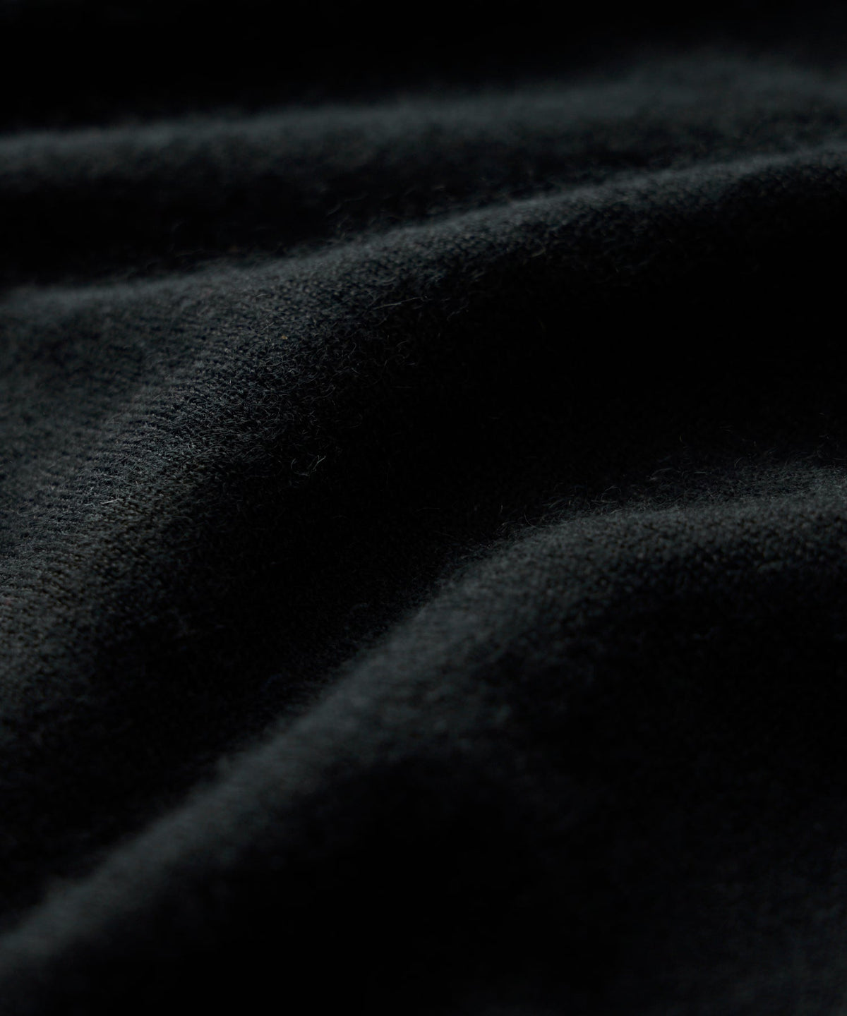 Premium Cashmere Pocket Tee - Black