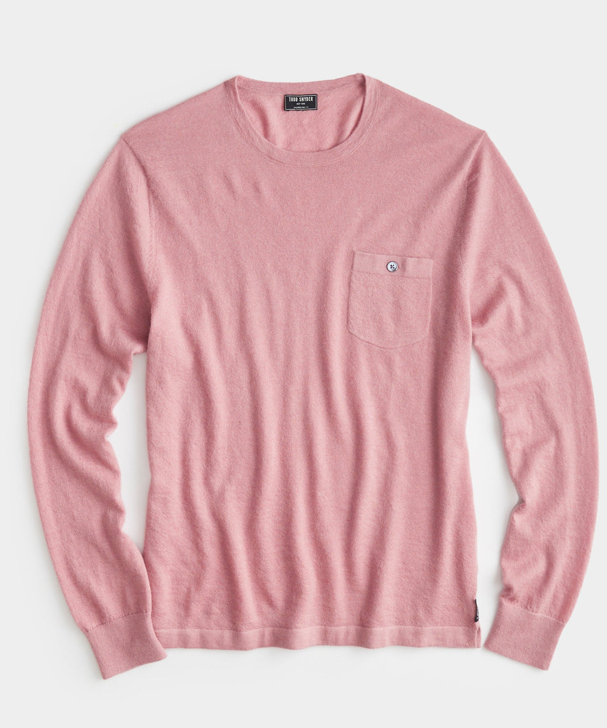 Cashmere Pocket Tee - Rose Quartz|ROSE QUARTZ