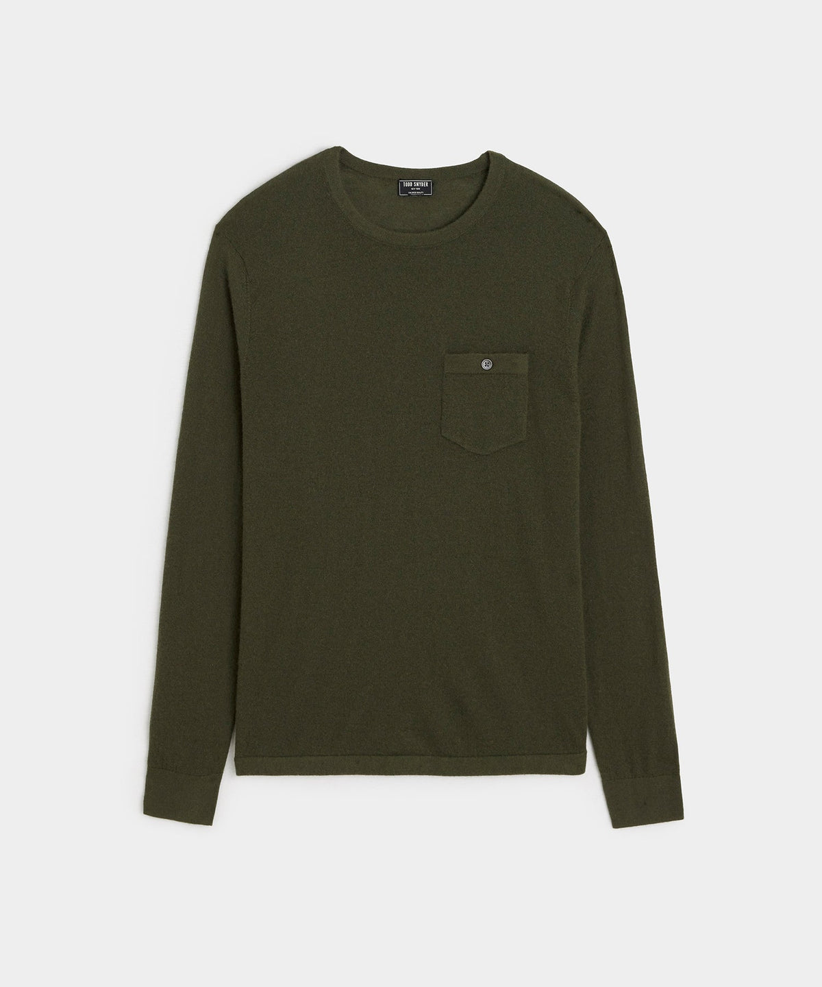 Premium Cashmere Pocket Tee - Snyder Olive