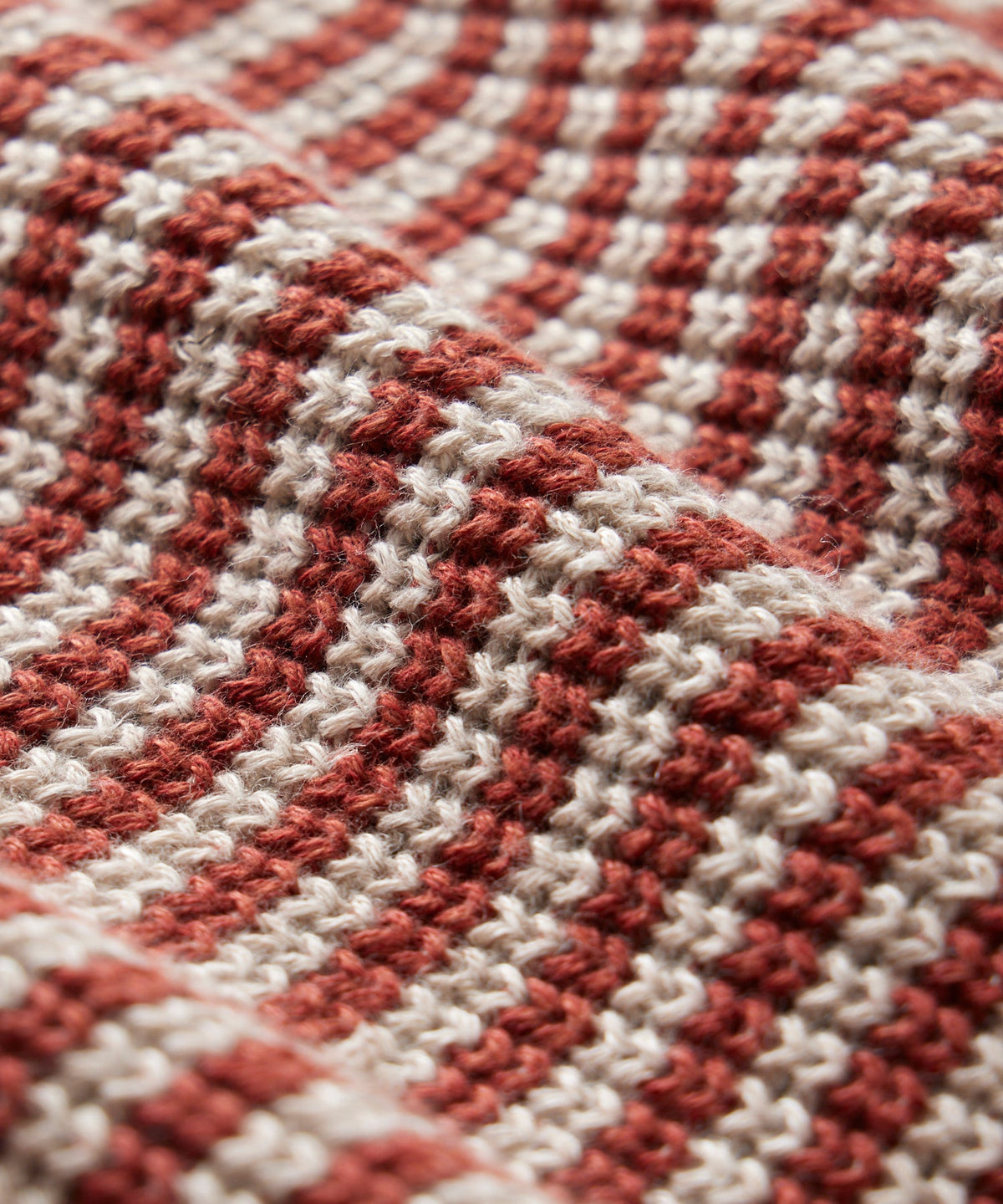 Linen-Cotton Crewneck - Barn Red