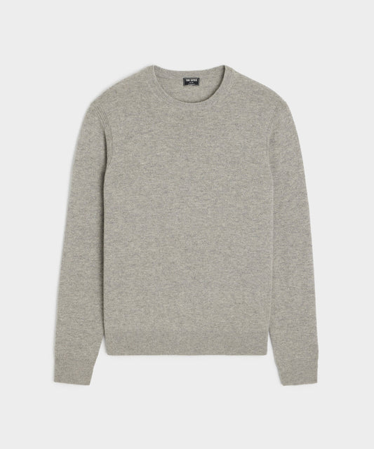 Cashmere Crewneck - Heather Grey