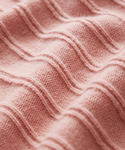 Channel Crewneck - Shell Pink