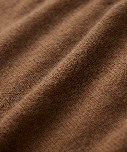 Nomad Cashmere Sweater Polo - Pine Cone