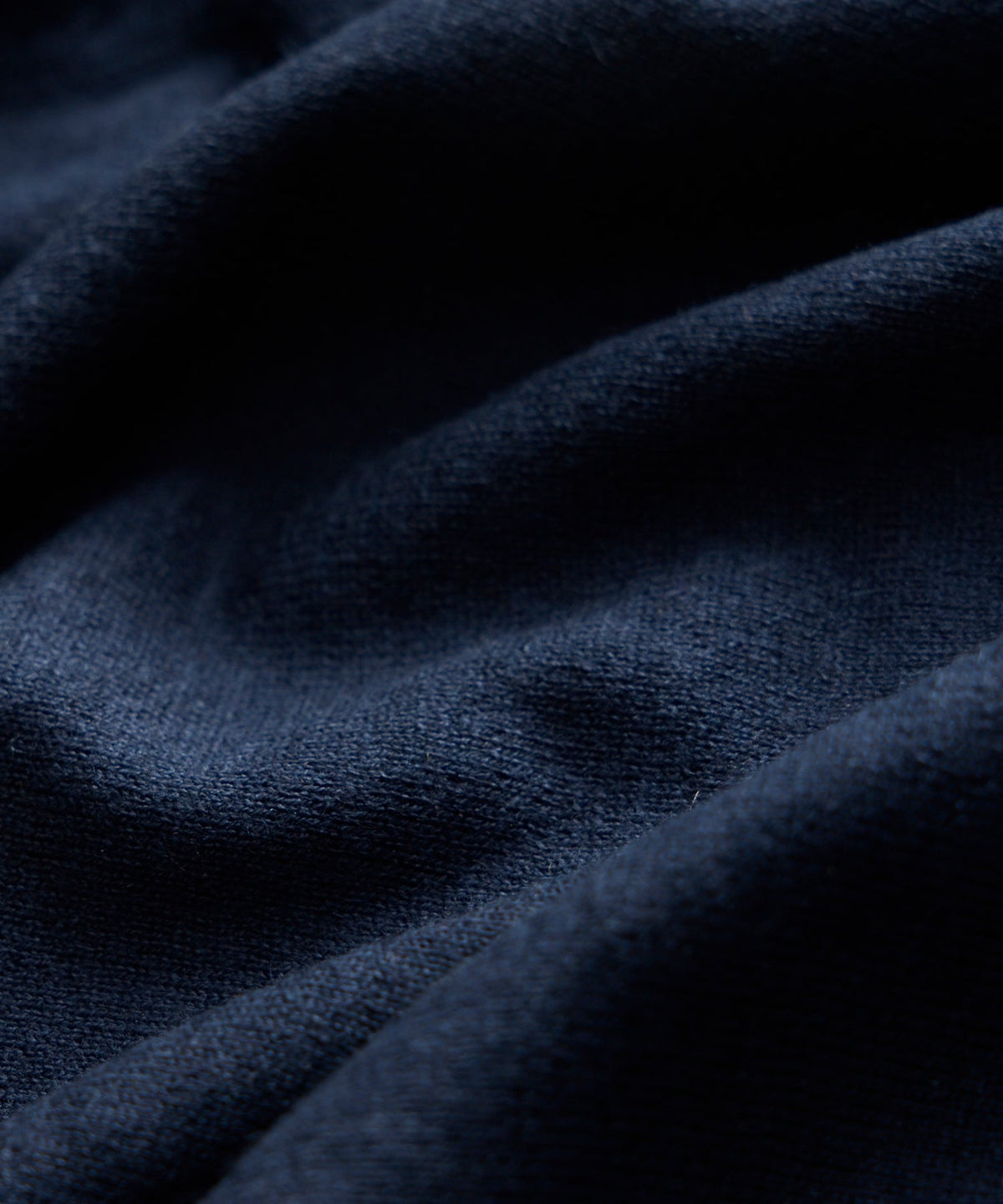 Silk-Cashmere Sweater Tee - Navy
