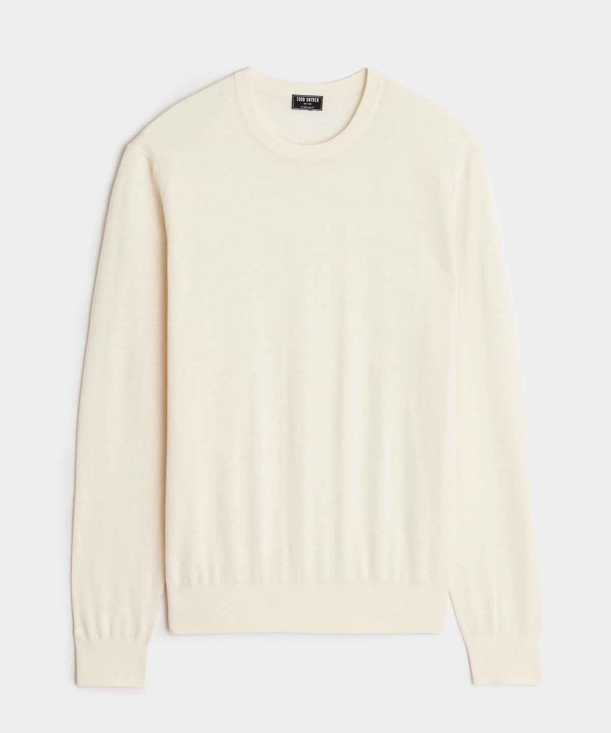Silk-Cashmere Crewneck Sweater - Bisque