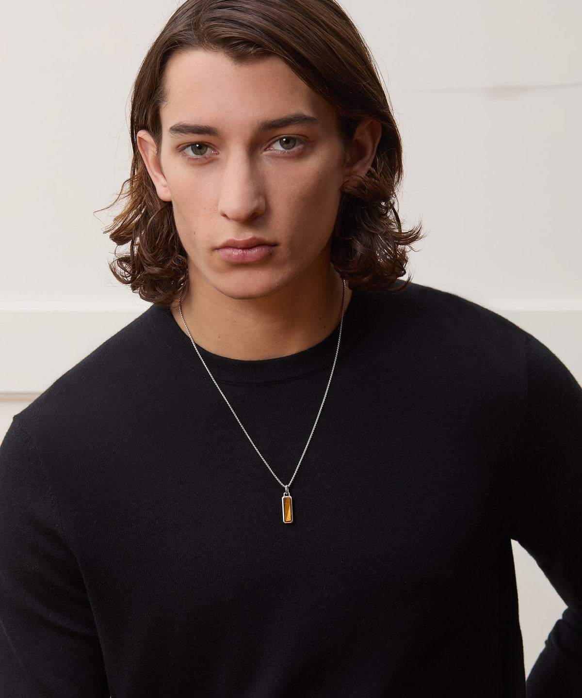 Silk-Cashmere Crewneck Sweater - Black