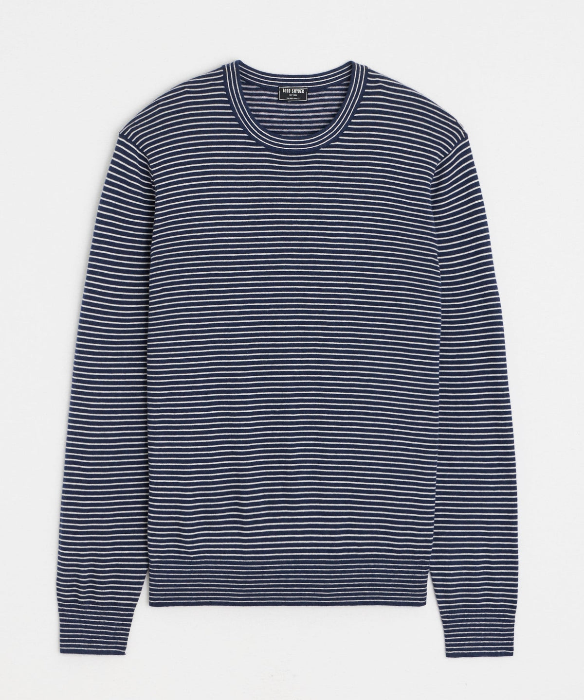 Silk-Cashmere Crewneck Sweater - Navy