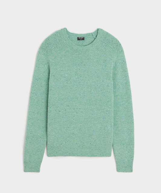 Donegal Crewneck Sweater - Pale Mint