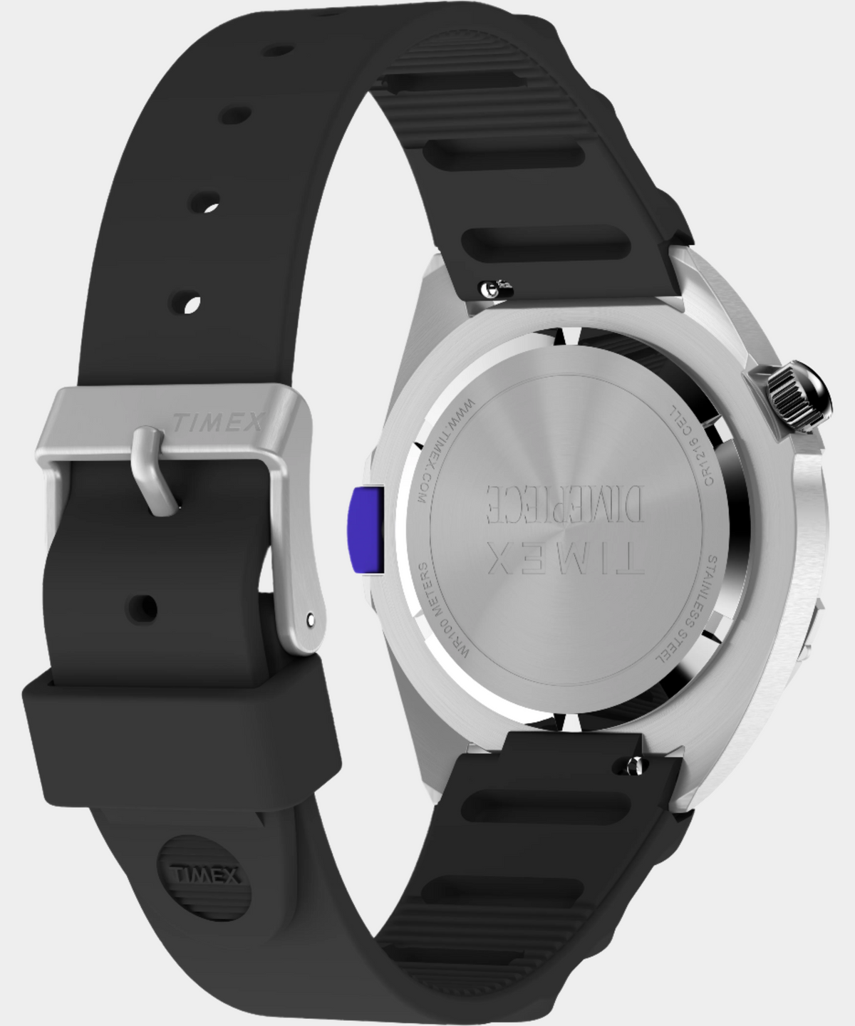 Timex x Dimepiece 36mm Silicone Strap Watch - Black
