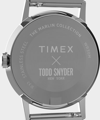 Timex X Todd Snyder Marlin Mesh Watch - Aqua