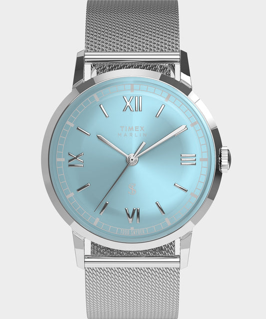 Timex X Todd Snyder Marlin Mesh Watch - Aqua