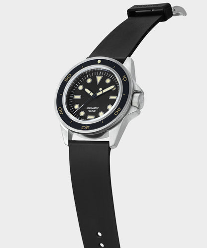 UNIMATIC U1-DHB Heritage Diver Watch - Black