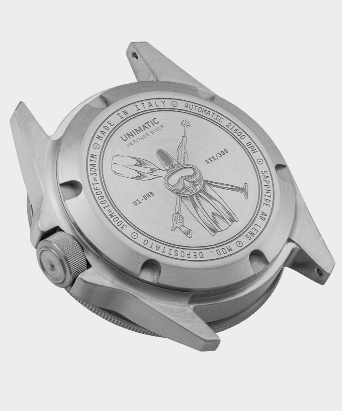 UNIMATIC U1-DHB Heritage Diver Watch - Black