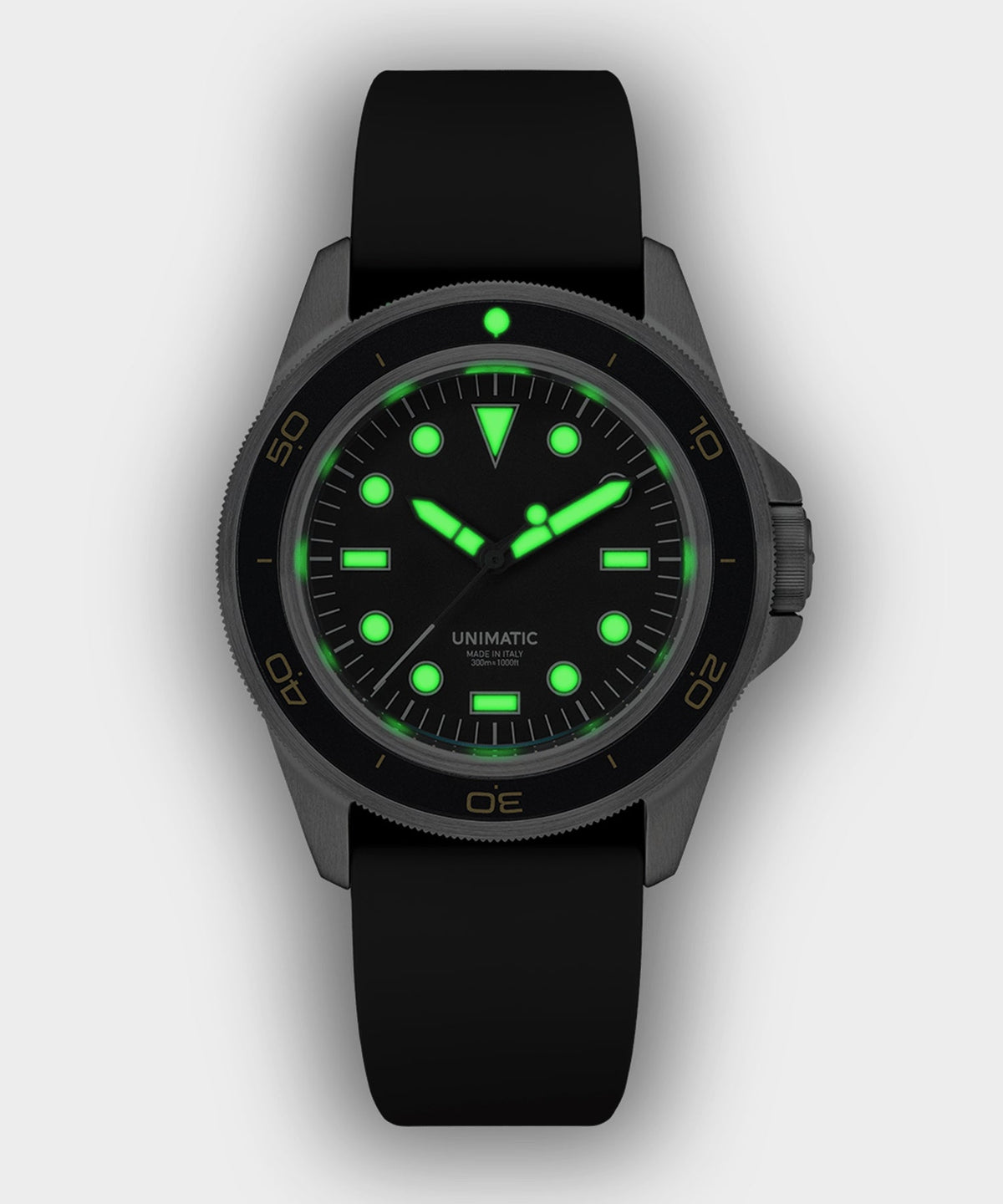 UNIMATIC U1-DHB Heritage Diver Watch - Black