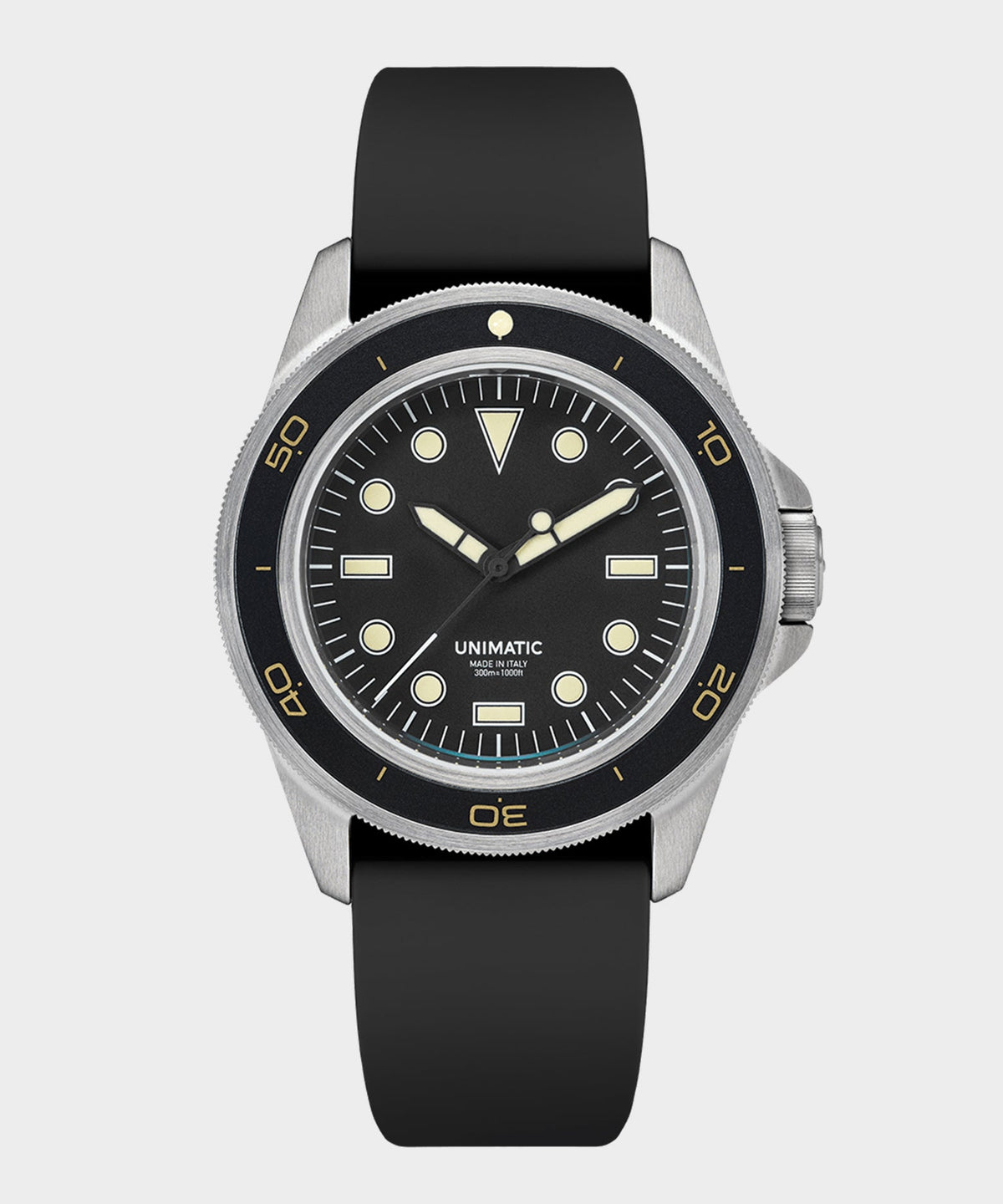 UNIMATIC U1-DHB Heritage Diver Watch - Black
